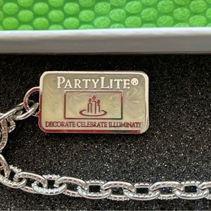 PartyLite Silver tone Charm Bracelet (Bonus 2009)